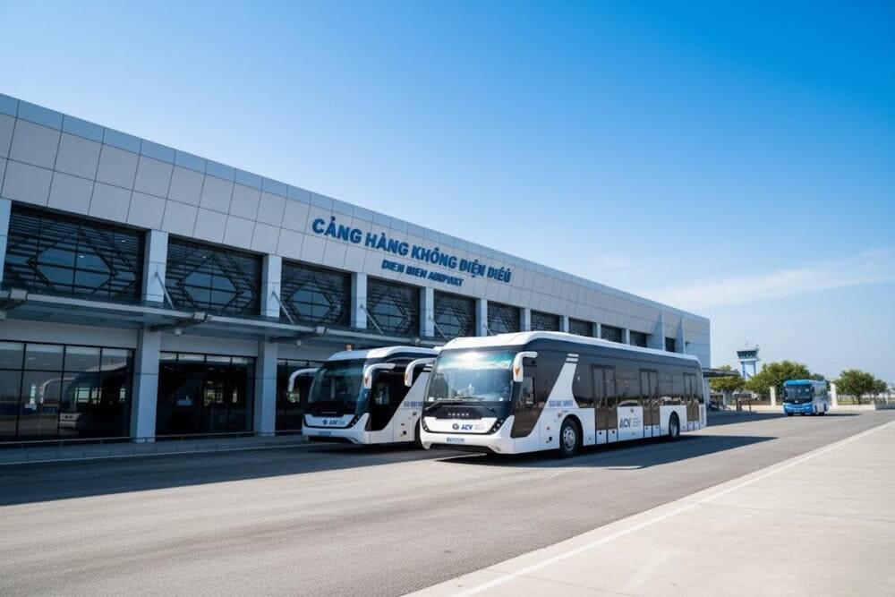 Với vị tr&iacute; gần trung t&acirc;m th&agrave;nh phố, việc di chuyển từ s&acirc;n bay Điện Bi&ecirc;n về trung t&acirc;m rất thuận tiện.